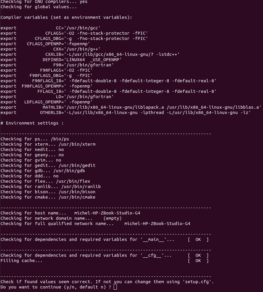 Example of configurations before the &lsquo;installation go-ahead&rsquo;